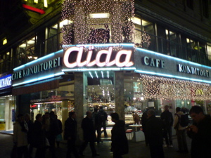 ウィーンのカフェaida
